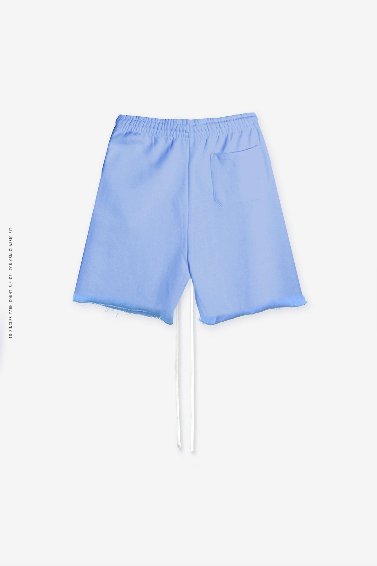 UNZIPPED CLOTHING - Raw Edge Sweat Shorts