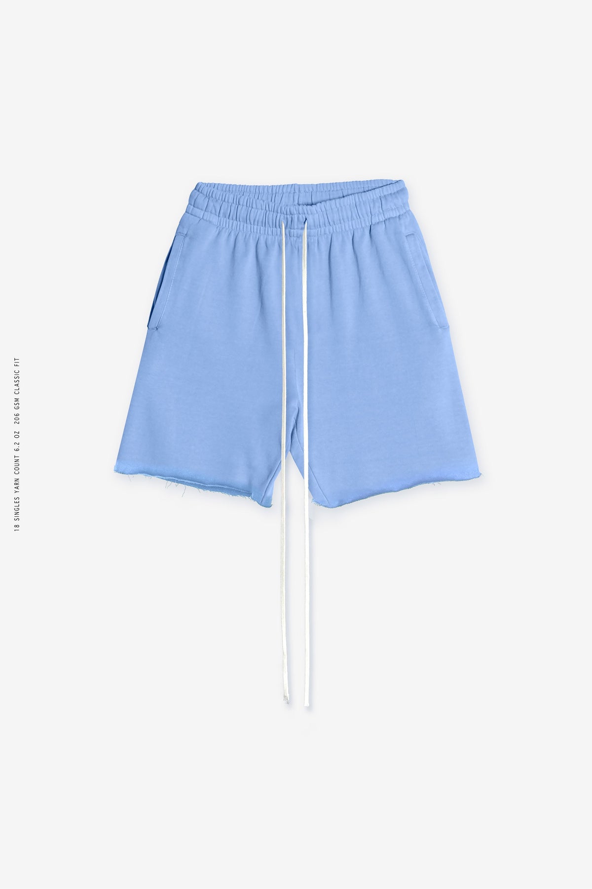 UNZIPPED CLOTHING - Raw Edge Sweat Shorts