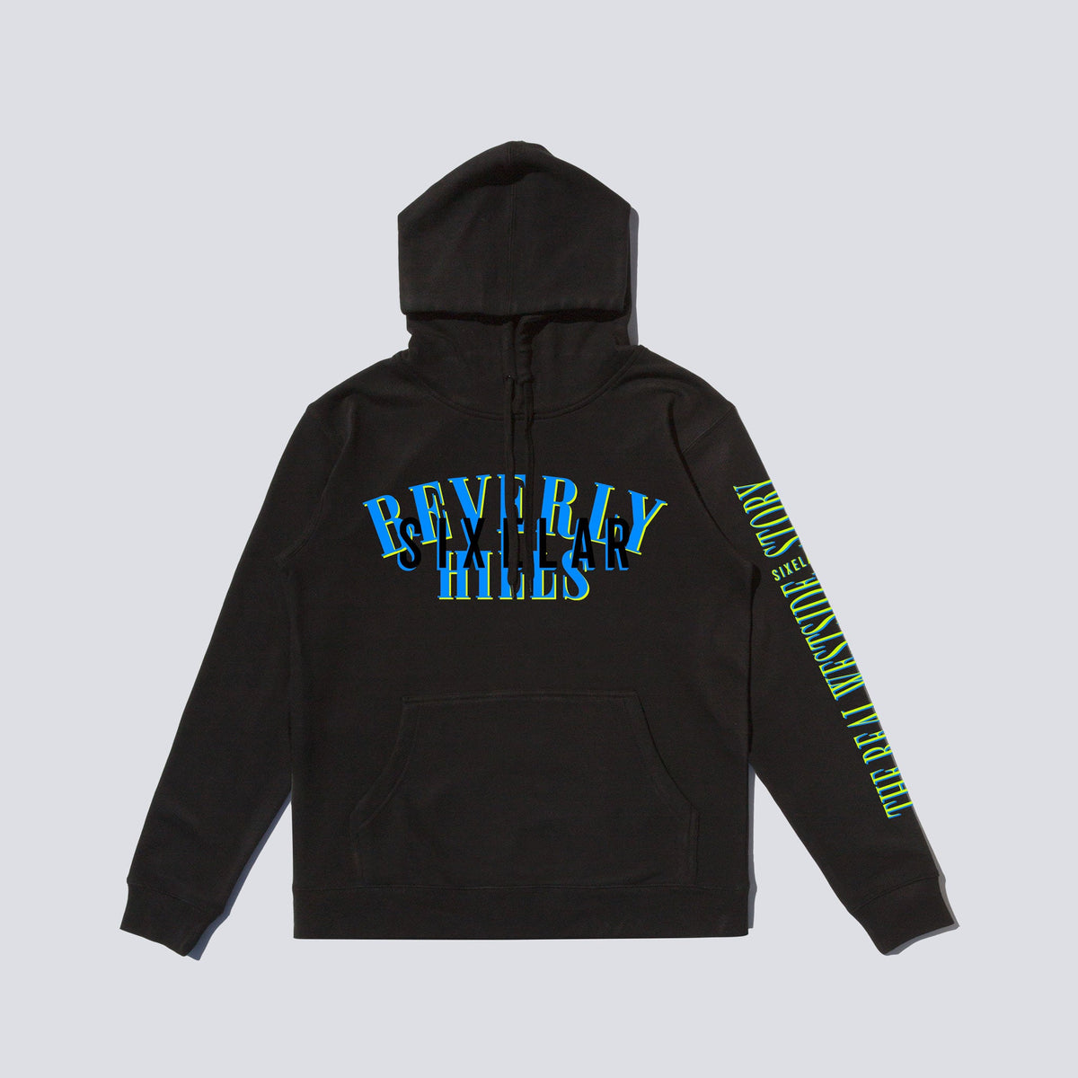 UNZIPPED CLOTHING - Beverly Hills Black Hoodie